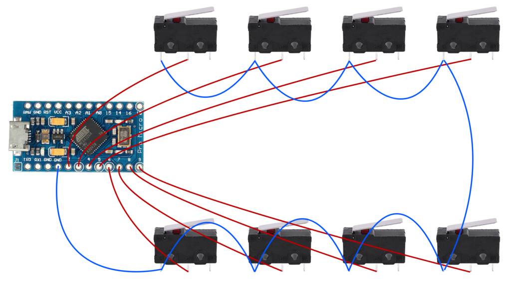 Arduino Pro Micro diagram